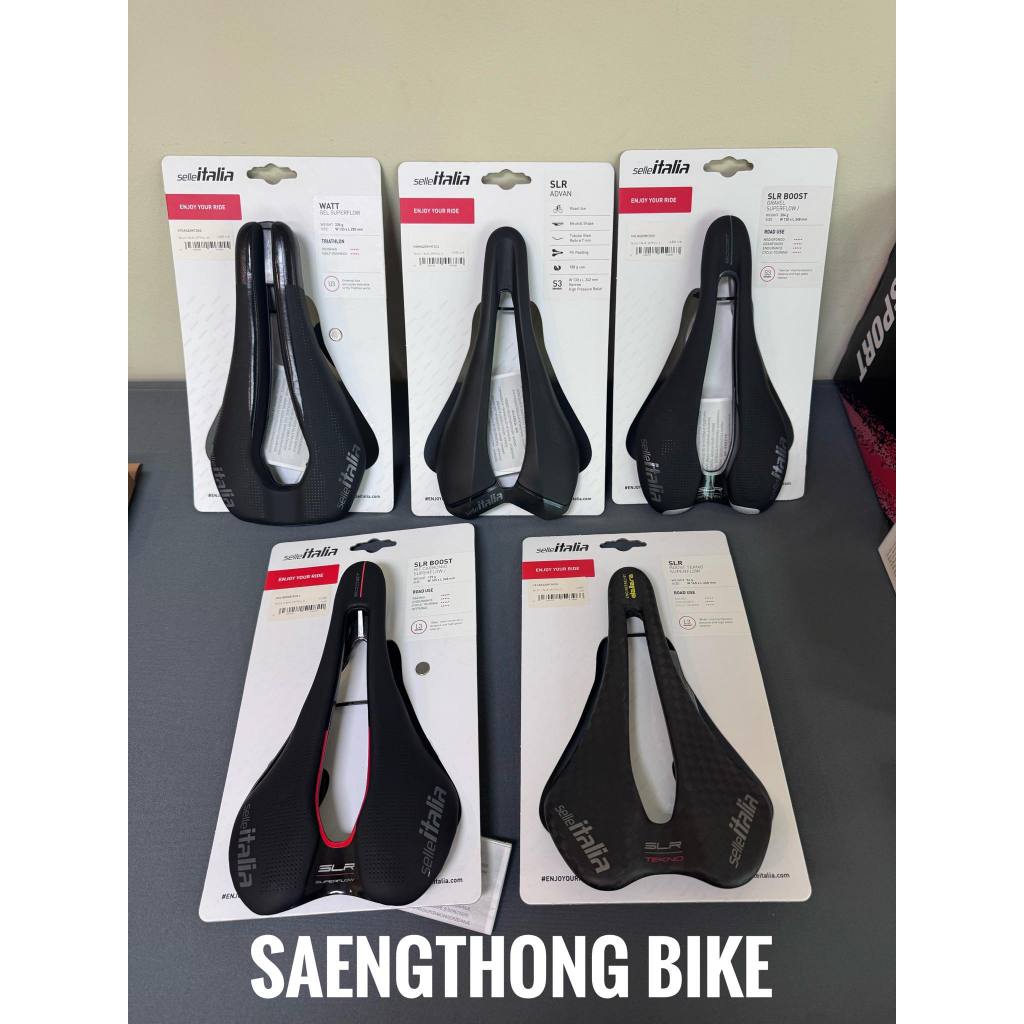 อานเสือหมอบ Selle Italia รุ่น SLR ครบทุกรุ่น โฉมใหม่หลังปี 2026 (ของแท้ ศูนย์ไทย Selle Italia by PROBIKE)