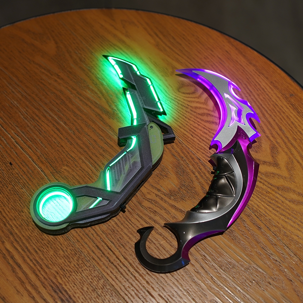 Maruyo | Game Props | Valorant | RGX 11z Pro Karambit Reaver Karambit Claw Knife | Cosplay คอสเพลย์