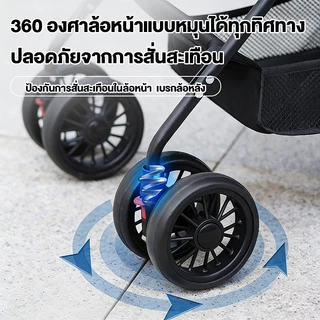 รถเข็นสุนัข รถเข็นแมว รถเข็นสัตว์เลี้ยง ถอดออกได้ รับน้ำหนักได้ถึง 30KG พับเก็บใส่ท้ายรถได้