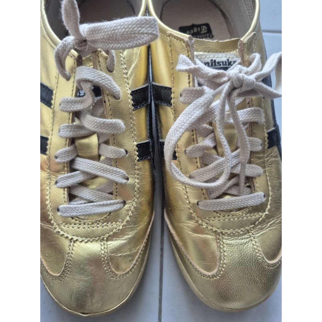 tiger onisuka สีทองสวยมาก size 39 euro