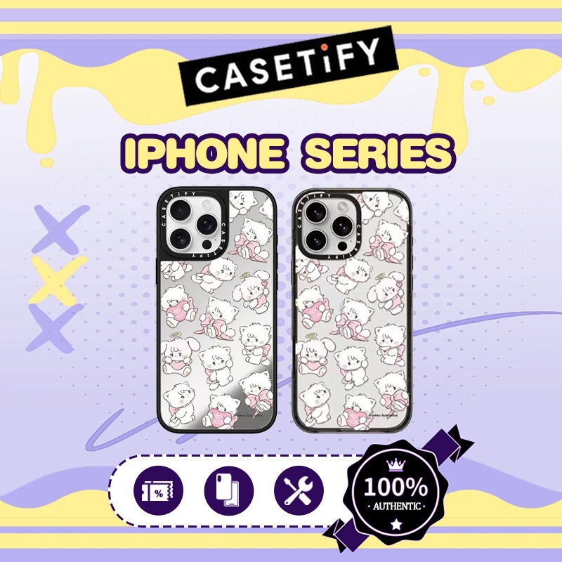 CASETiFY ｜Pink Cat เคสโทรศัพท์ iPhone 16 /15 /14 /13 Promax/15Pro /16 Plus/13 Pro