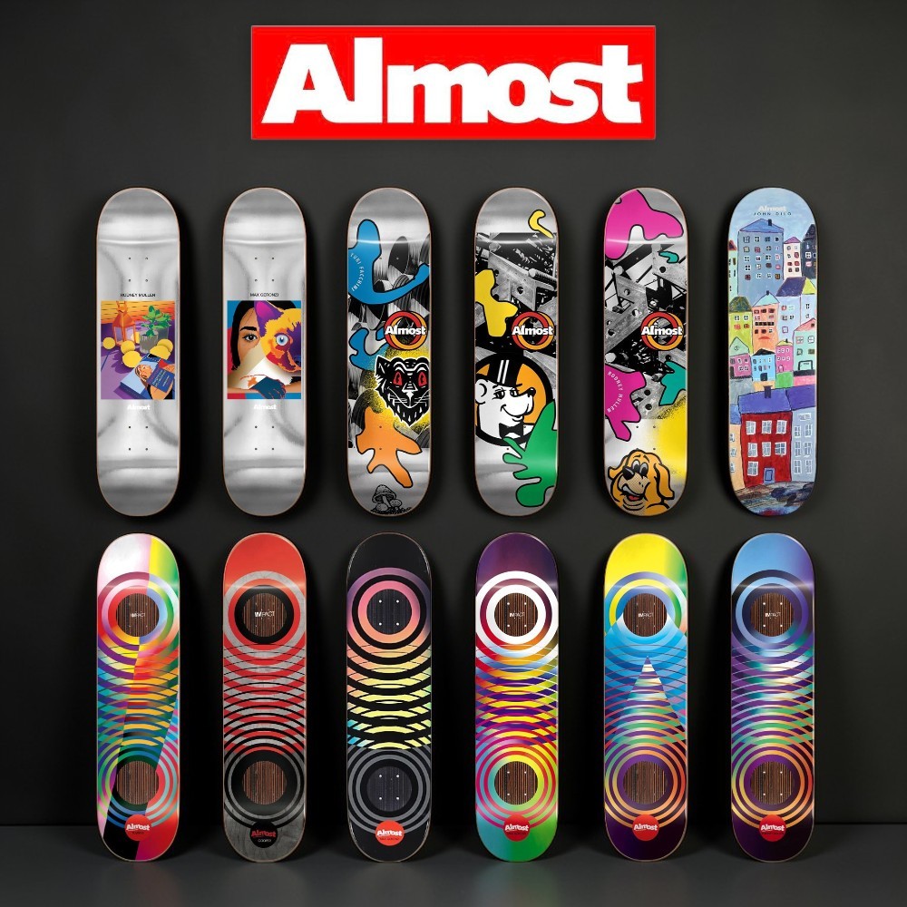 ALMOST SKATEBOARD DECK | แผ่นสเก็ตบอร์ดนำเข้าจากอเมริกา ของแท้ [สินค้าพร้อมส่ง]
