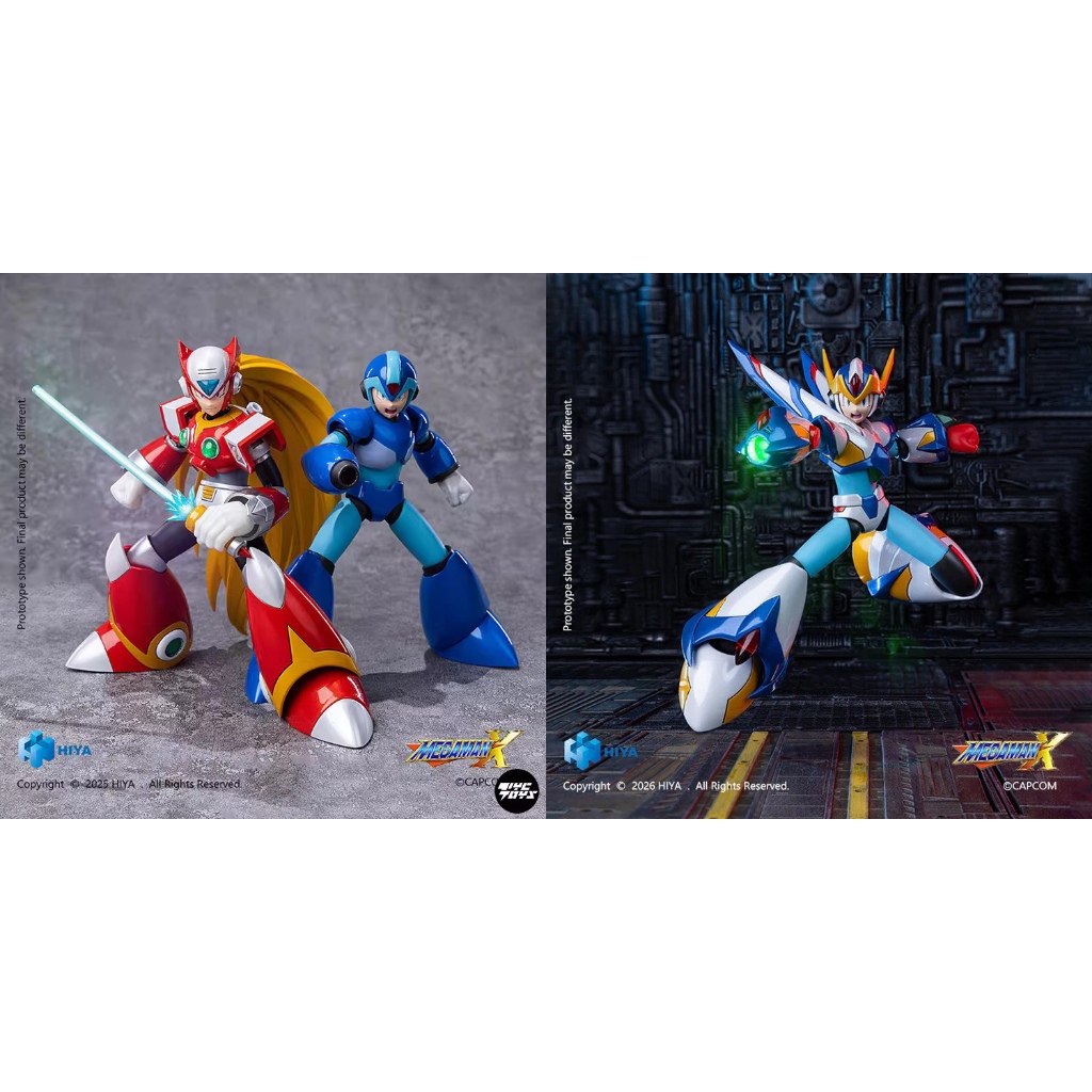 Pre-order - Hiya Toys EXQUISITE BASIC Mega Man : Rockman Zero / Rockman Action Figure /Falcon Armor