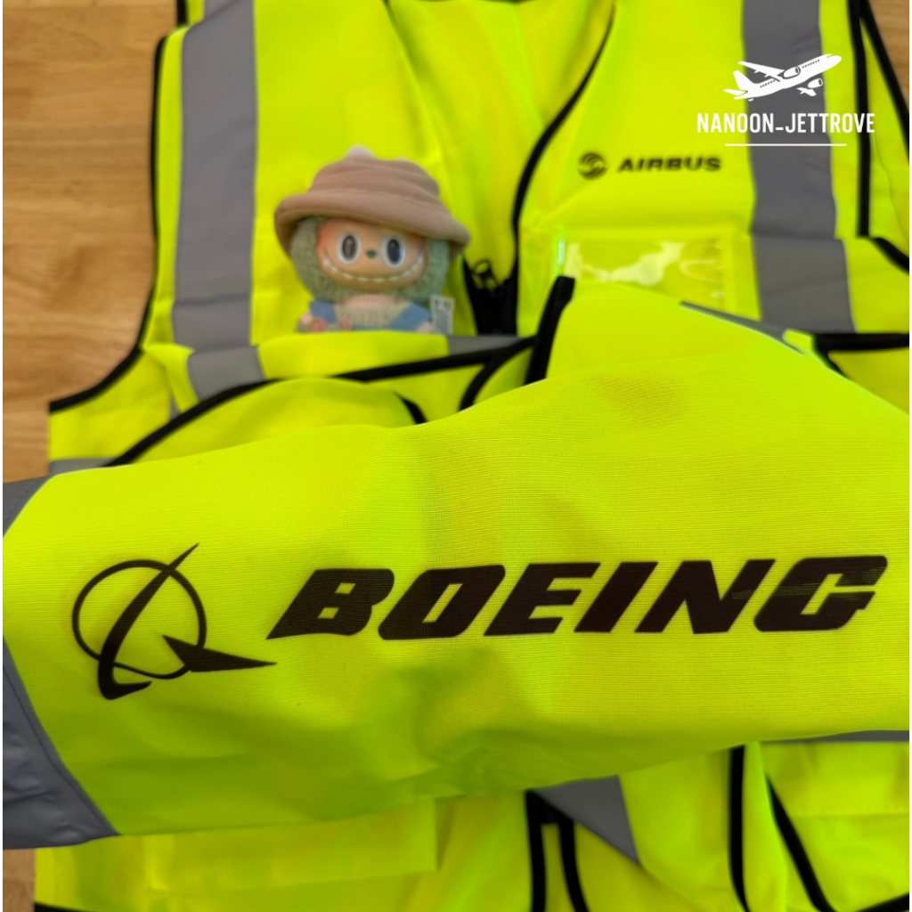 ✨NEW SAFETY VEST | BOEING & AIRBUS | REFLECTIVE GEAR | AUTHENTIC | เสื้อสะท้อนแสงของใหม่