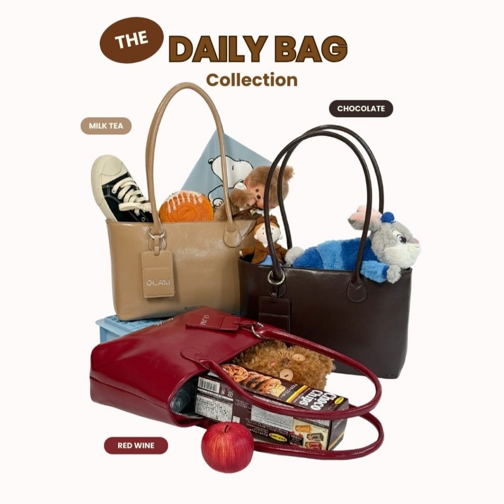 Glammhouse – Daily bag กระเป๋าสะพายสามารถใส่ Ipad ได้ทุกรุ่น กระเป๋าใบนี้เป็น Must have ไอเท็มของสาวเกาหลี