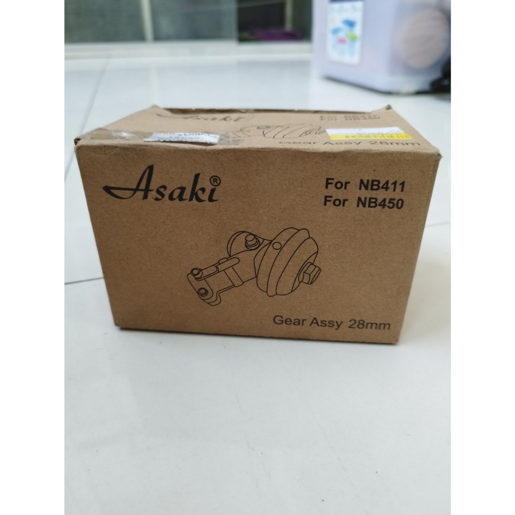 หัวเกียร์เครื่องตัดหญ้า ASAKI  # 28 x 9T  สำหรับรุ่น NB411 / NB450