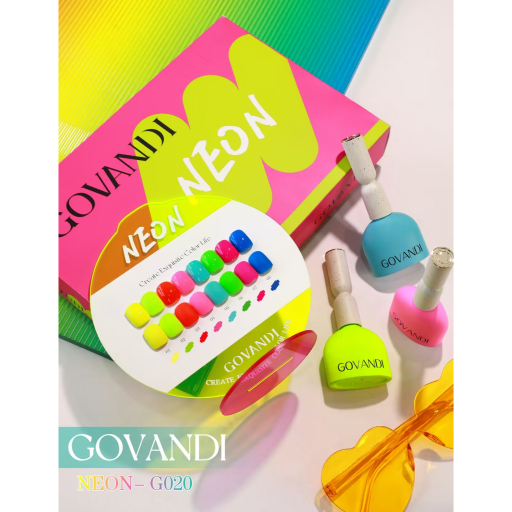 GOVANDI NEON  8สี แถมฟรีชาร์จสี