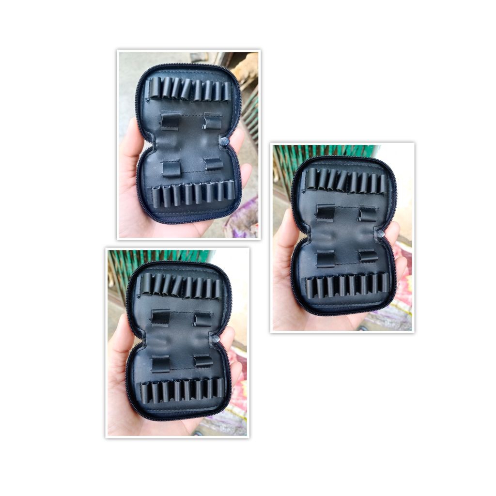 กระเป๋า ใส่ลูก  357 magnum    357 sig    ใส่ได้  20นัด    3ใบ    ( กระสุน ไม่มี นะครับๆ )