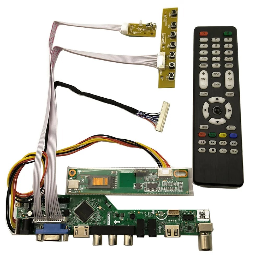 Monitor Kit for LTN154X3 L01 / L02 / L03 / L04 / L05 / L06 TV+HDMI+VGA+AV+USB LCD LED Screen 1280X80