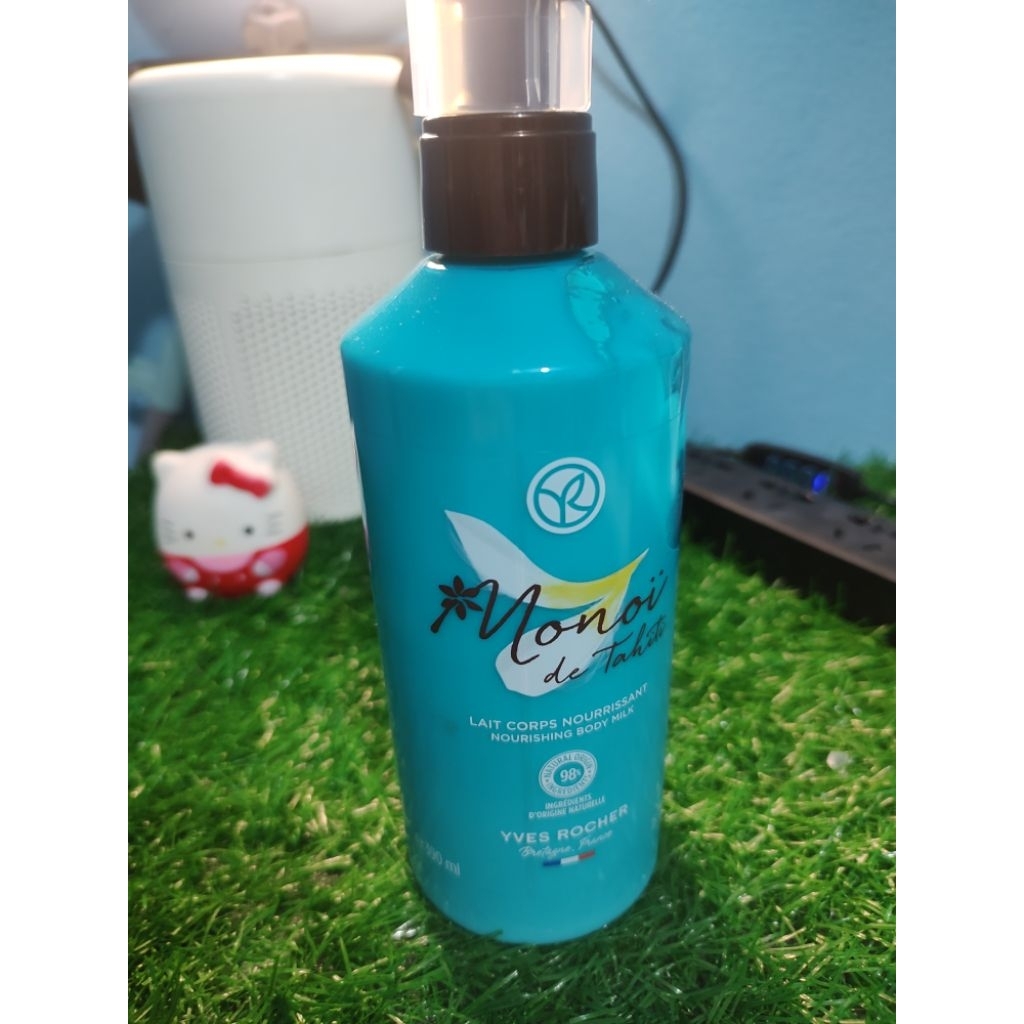 Yves Rocher Monoi de Tahiti Nouishing Body Milk 390ml โลชั่นบอดี้มิล น้ำหอม