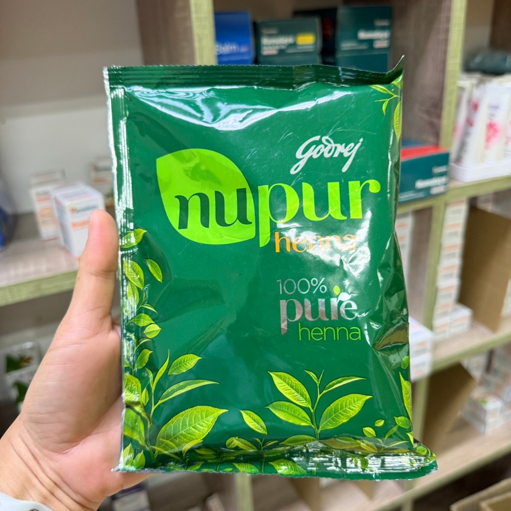 Henna Nupur  ผงเฮนน่าย้อมผมธรรมชาติ 140 g.
