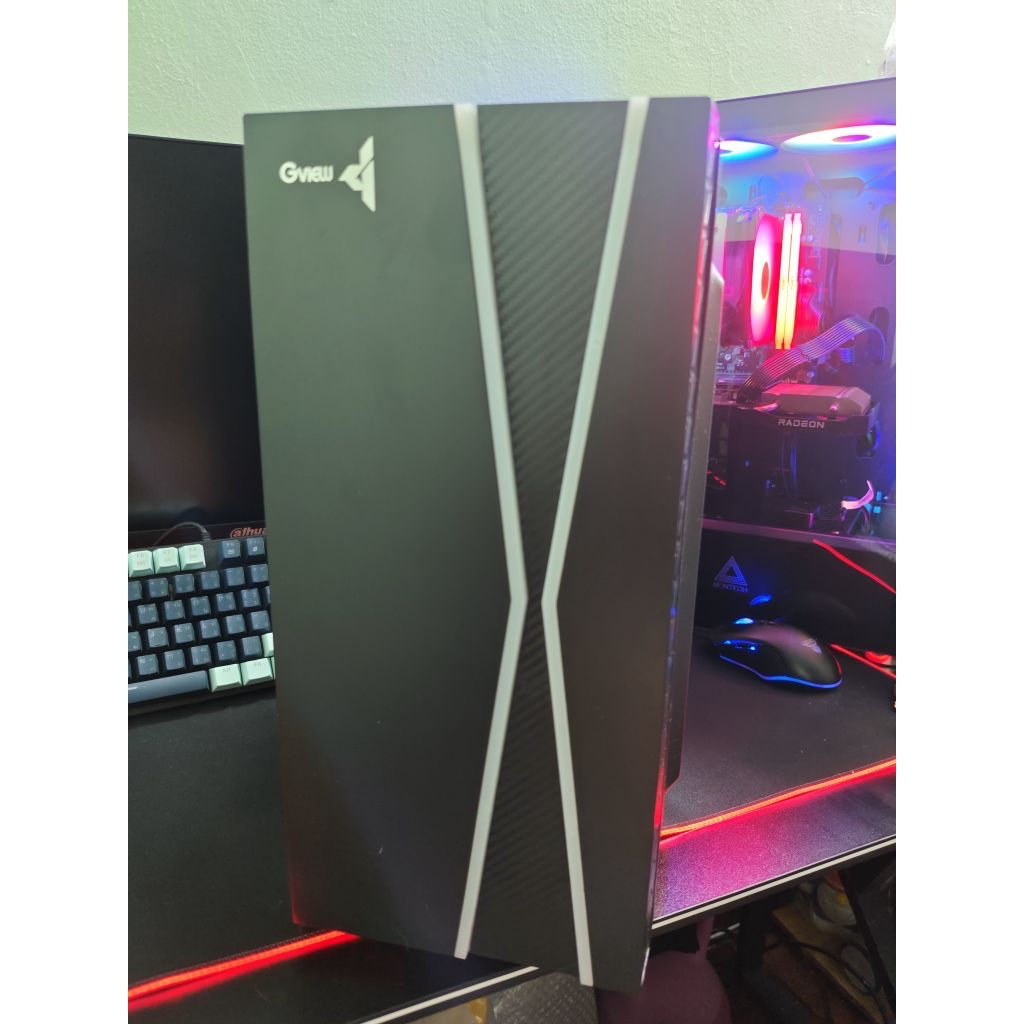 Case Gview i2-30 RGB Micro-Atx Mid tower มือ 2 + Psu Isonas 550w ติดเคสไปให้ด้วย