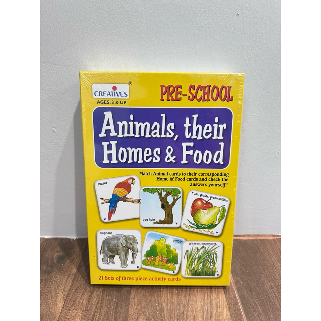 Creative’s – Animals, Their Homesๅ & Food  เกมจับคู่เรียนรู้ “สัตว์ – ที่อยู่อาศัย – อาหาร” ฝึกสมอง ไอคิว เด็ก 3 ปี+
