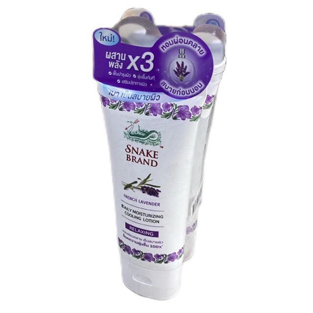SNAKE BRAND Cooling Lotion ใหม่! โลชั่น สเนคแบรนด์ เดลี่ มอยส์เจอร์ไรซิ่ง คูลลิ่งโลชั่น 180 ml 1 แพค