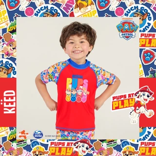 ✨NEW✨ KEED X Paw Patrol Collection ชุดว่ายน้ำเด็กผู้ชาย สีแดงน้ำเงิน กัน UV50+