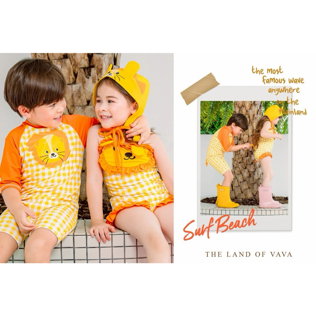 The Land of Vava #ชุดว่ายน้ำเด็ก #เดอะแลนด์ออฟวาวา [มีหลายแบบ] New/Used 🦈🌈🩱🤿