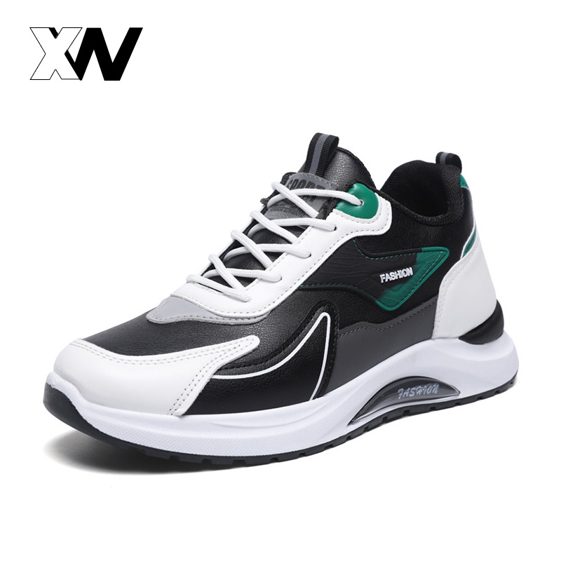 XWbrand  รองเท้าผ้าใบลำลองผู้ชายรุ่นใหม่ หนา ระบายอากาศ น้ำหนักเบา  กันลื่น ใส่วิ่งออกกำลังกายได้ ส่งจากประเทศไทย