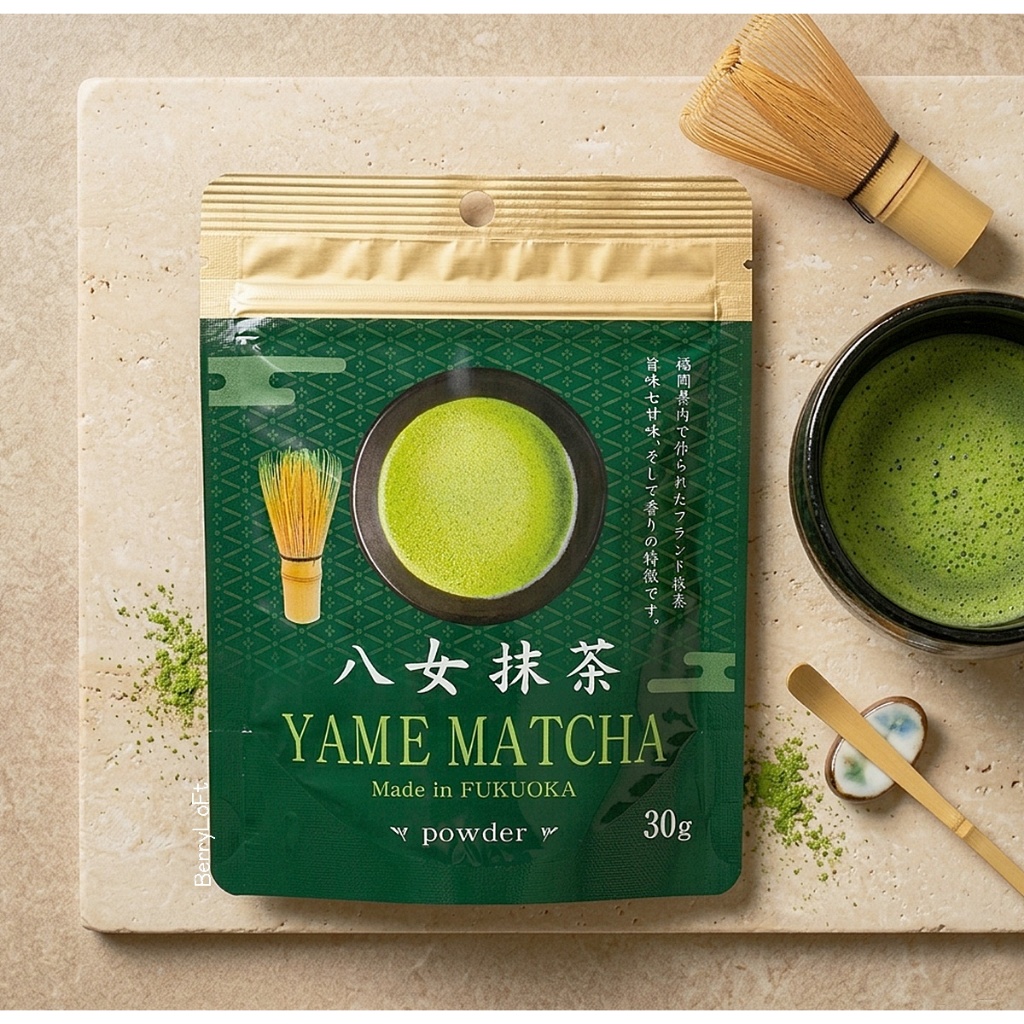 🍃 Yame Matcha 30 g. Made in FUKUOKA เพียวมัทฉะ