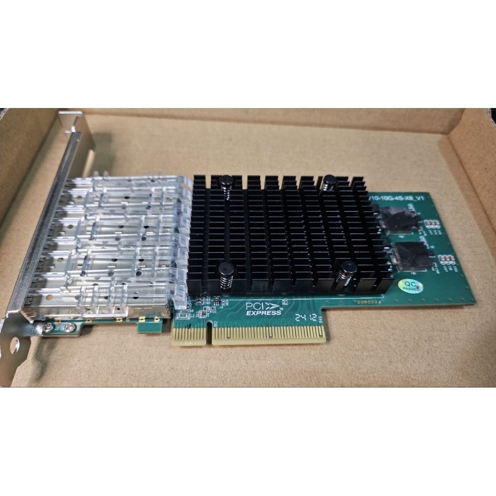 X710-DA4 - quad port 10GBs - SFP+ Networkcard - 10gTEK - Intel X710 chipset  - USED (!)