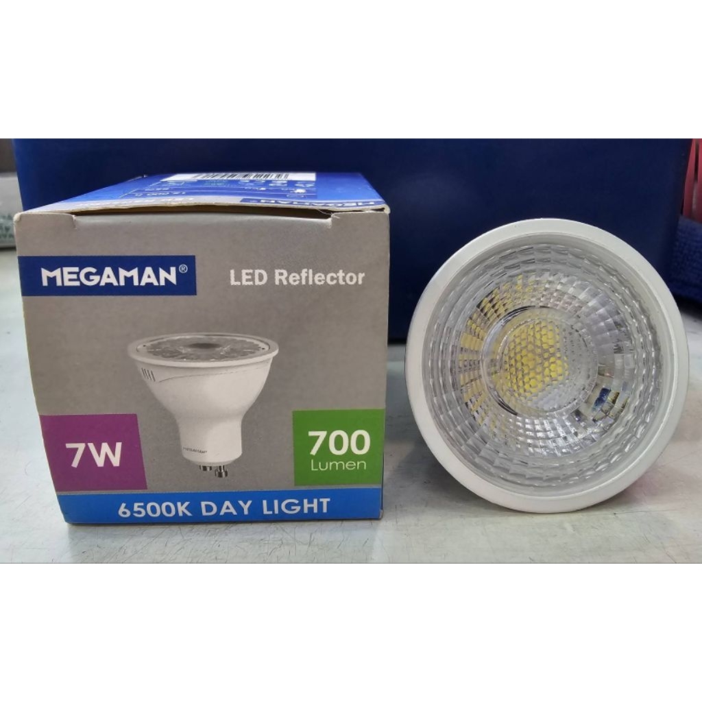 หลอดGU10 7w Megaman แสงขาว