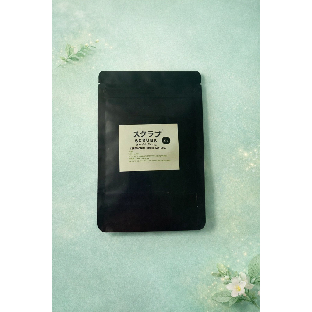 ใช้โค้ดลด 20%❗️(พร้อมส่ง) Scrubs Matcha Yame 20g. Matcha Space Taste Note:Smooth Nutty,Pitachio,Vani