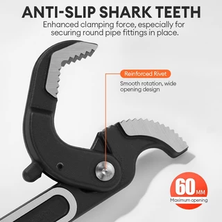 TASKTOOL ประแจสากล 14-60mm ประแจจับท่ออเนกประสงค์ ล็อคตัวเอง ประแจ แคลมป์ท่อด่วน ประแจอเนกประสงค์ เล็ก/ใหญ่