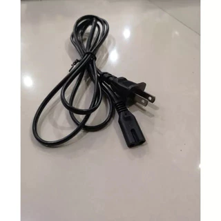 สายไฟ ac 2รู สาย AC Power 2 รู ปลั๊กเสียบ 2 ขาแบน หัวเสียบ 2 รู สายยาว 1.5 เมตร ขนาด 2*0.5 mm สำหรับเครื่องปริ้น วิทยุ แ