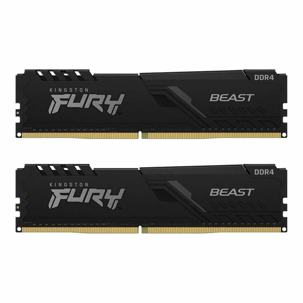 64GB (32GBx2) DDR4 3200MHz RAM (หน่วยความจำ) KINGSTON FURY BEAST DDR4  มือ2