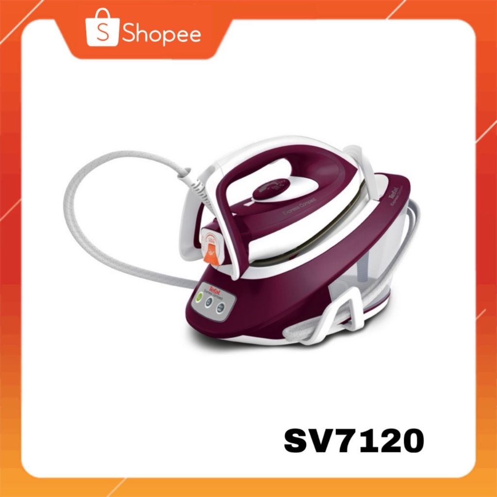 Tefal เตารีดแรงดันไอน้ำ Express Compact รุ่น SV7120 แรงดัน 6 บาร์ ความจุ 1.7 ลิตร