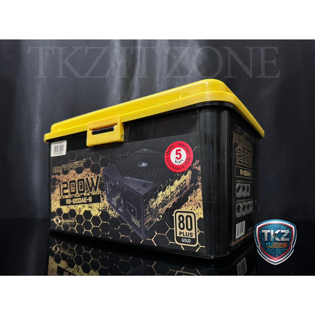 เพาเวอร์ซัพพลาย(power supply) raidmax croba 1200w (1200w 80+ gold)
