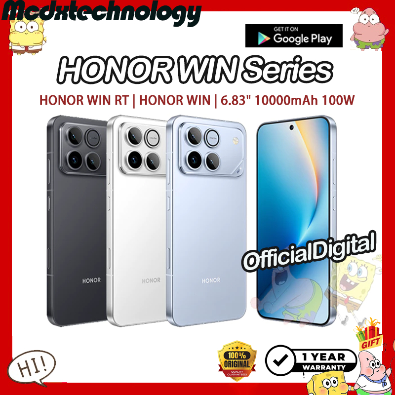 HONOR WIN RT Snapdragon 8 Elite HONOR WIN Snapdragon 8 Elite Gen 5 185Hz 10000mAh 100W | สนับสนุนไทยและ Google HONOR Pho