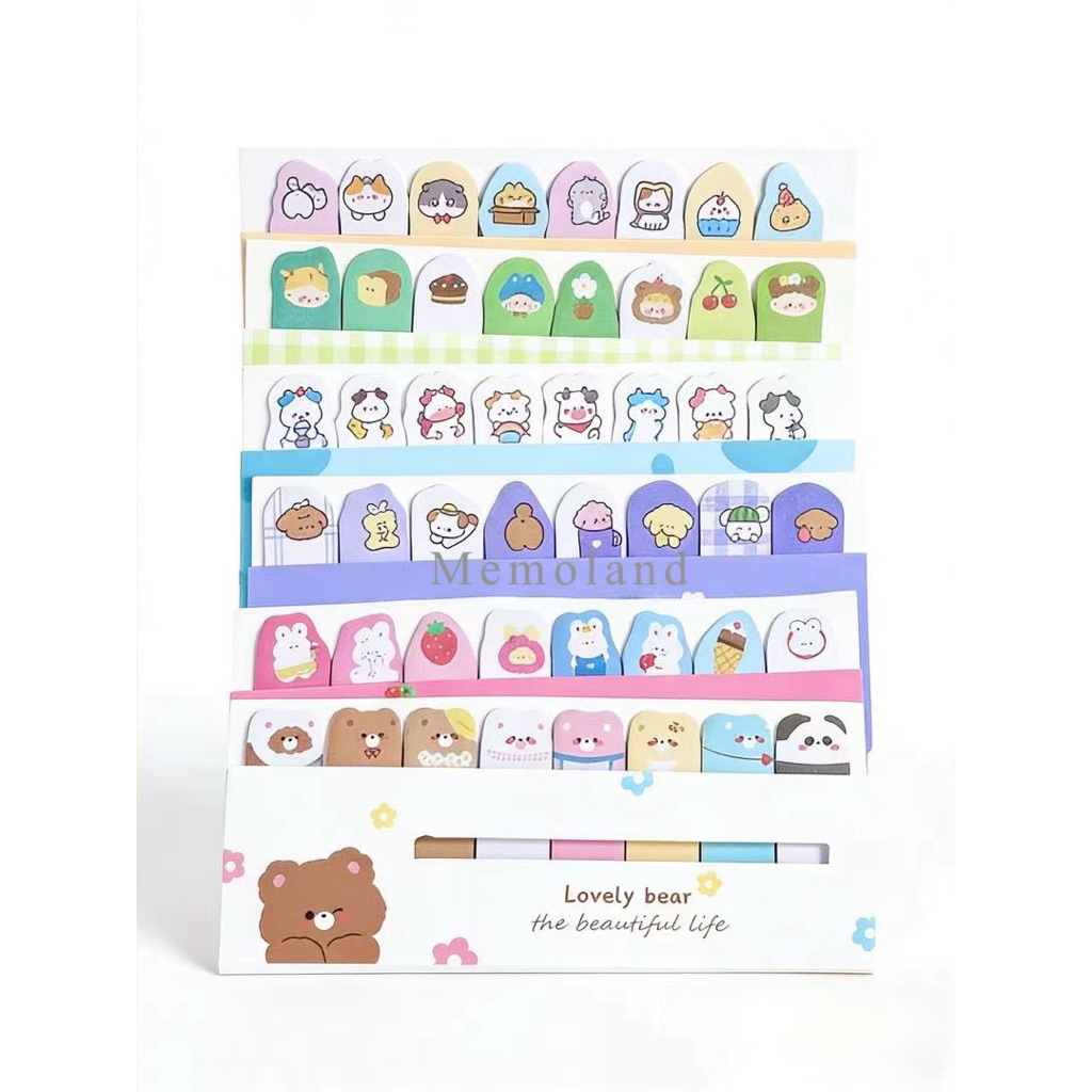 กระดาษโน้ต โพสอิทเตือนความจำ ลายการ์ตูน