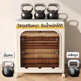 COD กล่องเก็บของ กล่องเก็บของพับได้ ด้ามจับล็อคได้ ใส่ของอเนกประสงค์แบบพับได้ พลาสติกหนาสไลต์มินิมอล