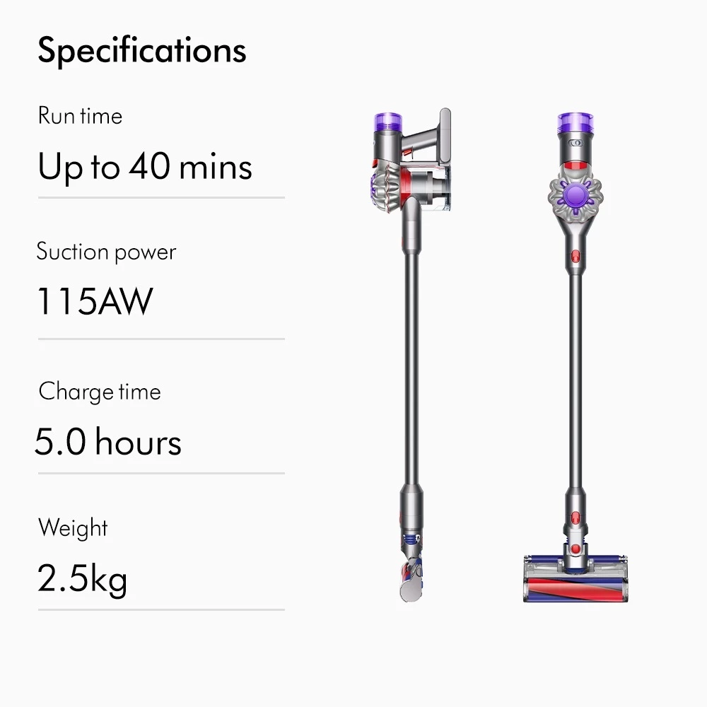 Dyson V8 Slim Fluffy / V8 Absolute Cordless Vacuum Cleaner เครื่องดูดฝุ่นไร้สาย ไดสัน thumbnail 10