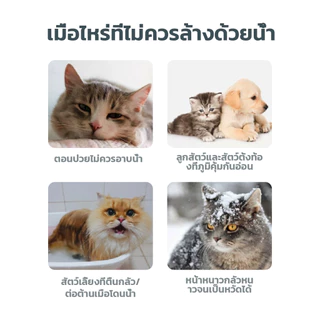 【upgrade】400mlโฟมอาบน้ำแห้งสัตว์เลี้ยง โฟมซักแห้งสัตว์เลี้ยง กลิ่นหอม สูตรอ่อนโยน สะอาด ดับกลิ่น โฟมอาบน้ำแห้ง โฟมอาบแห้