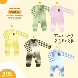 [Babylovett] Breakfast - Two-Way Zipper ชุดนอนเปิดเท้า