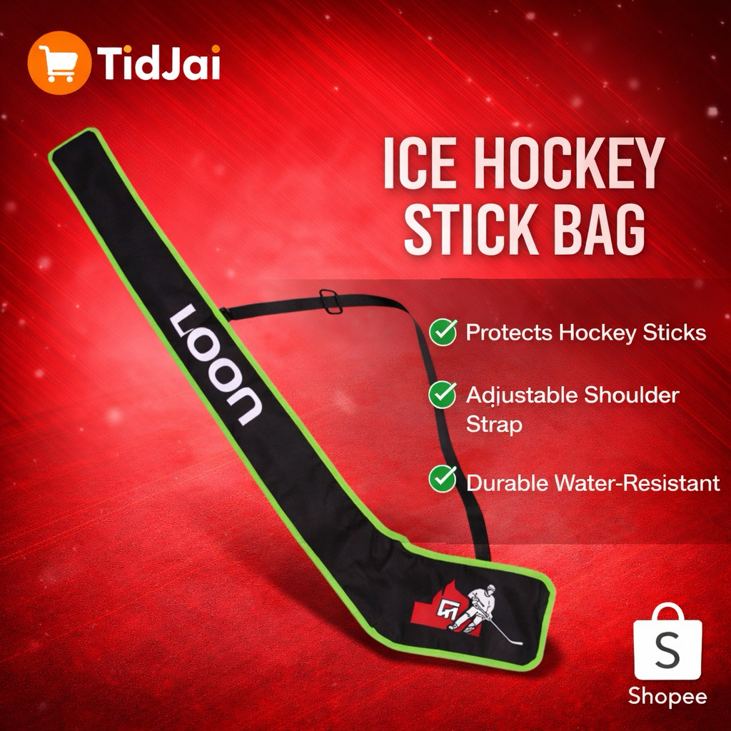 ซองใส่ไม้ฮอกกี้ (Ice Hockey Stick Bag) ดีไซน์แข็งแรง ทนทาน ช่วยปกป้องไม้จากรอยขีดข่วนและสิ่งสกปรก