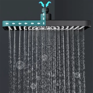 shower head ฝักบัวเทอร์โบ ฝักบัวอาบน้ำ 12นิ้ว แรงดันสูง มีหินกรองสิ่งสกปรก ฝักบัวแรงสูง 304 สแตนเลส เพิ่มแรงดันน้ำ