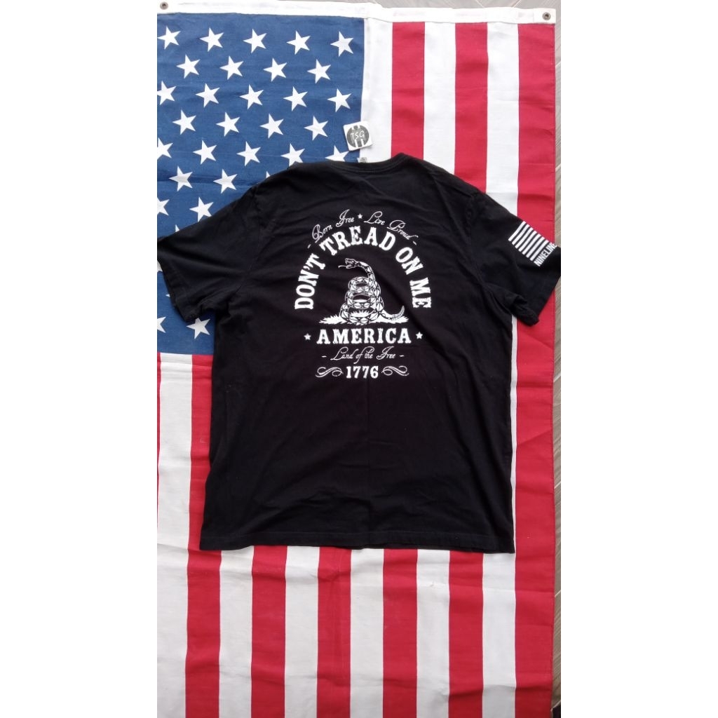 เสื้อยืด Nine Line Apparel (Don't Tread On Me) Size 2XL Made In USA