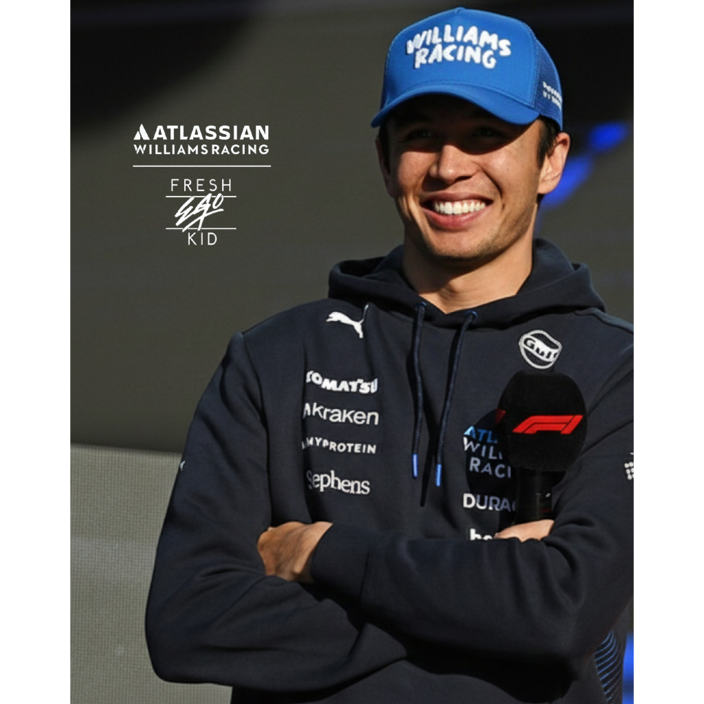 (สินค้าพร้อมส่งในไทย) (แท้100%การันตี) หมวก Williams Racing Embroidery Cap – Fresh Ego Kid