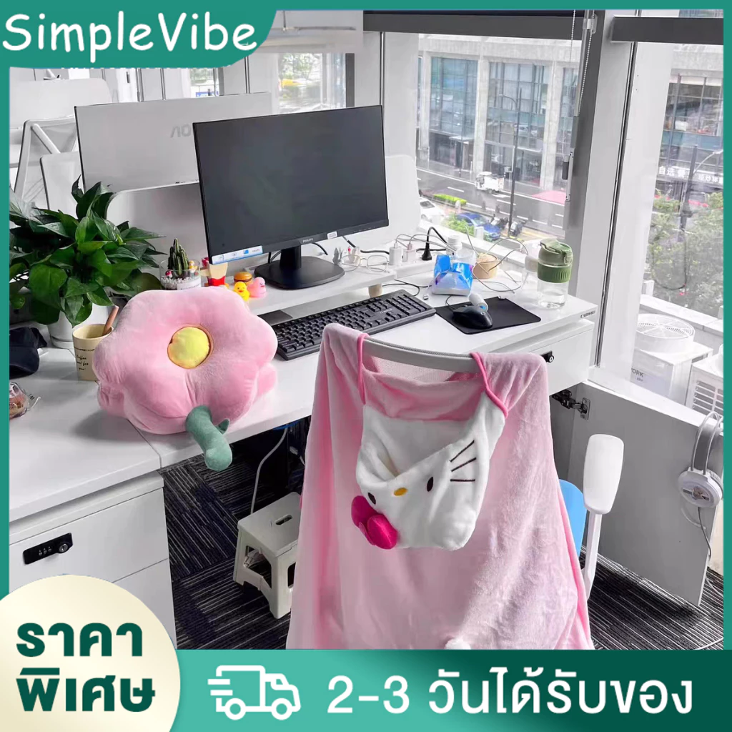 ผ้าห่มมีฮู้ด Kuromi Cinnamoroll thumbnail 9