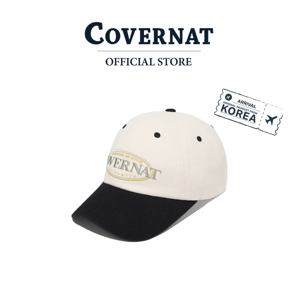 COVERNAT หมวก รุ่น Vintage Logo Ball Cap Beige (70051SVTCAU_F5BEXX)