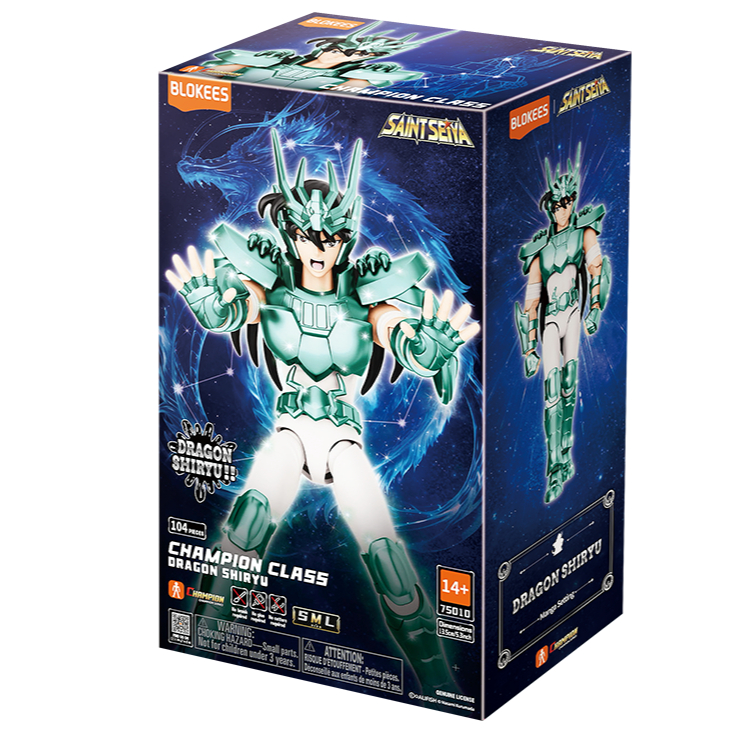 Saint Seiya Champion Class 09 Dragon Shiryu(Blokees)เซนต์ เซย่า แชมเปี้ยนคลาส09 ดราก้อน ชิริว(บล็อกกีส์)75010