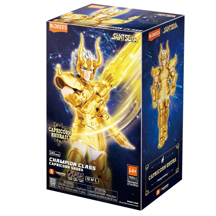 Saint Seiya Champion Class10 Capricorn Shura(Blokees)เซนต์ เซย่า แชมเปี้ยน คลาส สิบ แคพริคอร์น ชูร่า(บล็อกกีส์)75011 ราคา ถูกที่สุด ดีลบีเคเค