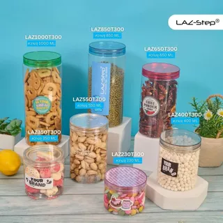 LAZ-Step กระป๋องไฮบริด ฝาเกลียว LAZ650T300 650 ml. ราคาโรงงาน บรรจุ 1 ลัง ลังละ 90 ใบ ใช้ หรือไม่ใช้เครื่องปิดก็ได้