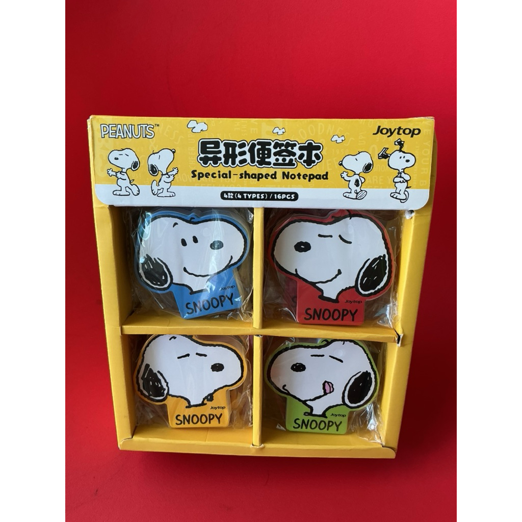 Joytop กระดาษโน๊ต ไดคัท แบบไม่มีกาว  SNOOPY NOTEPAD