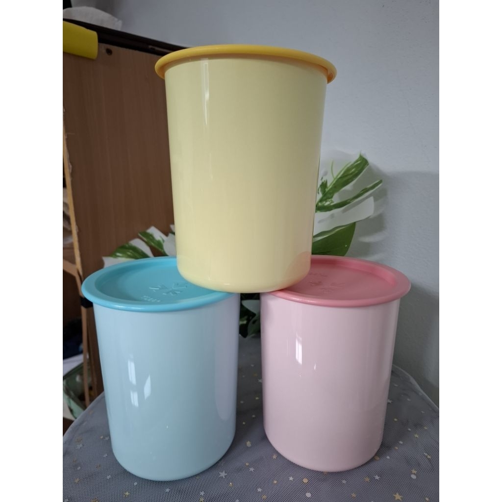 Tupperware ขวดโหลวันทัช ความจุ 1.2ลิตร(1ใบ) ฝาปิดสนิทสุญญากาศ เหมาะเก็บอาหารแห้ง
