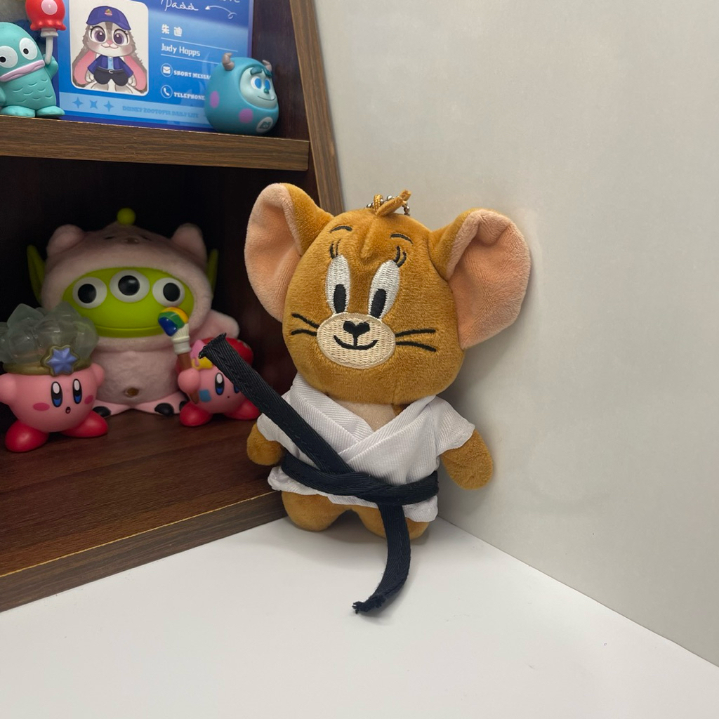 พวงกุญแจ ตุ๊กตา Jerry karate from Tom and Jerry 5”