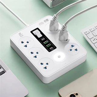 PAE รางปลั๊กไฟ 2300W ปลั๊กสามตา 3ช่อง 6ช่อง และ 7ช่อง USB 2ช่อง / Type-C 2ช่อง ปลอดภัย ได้มาตรฐาน มีมอก. รับประกัน