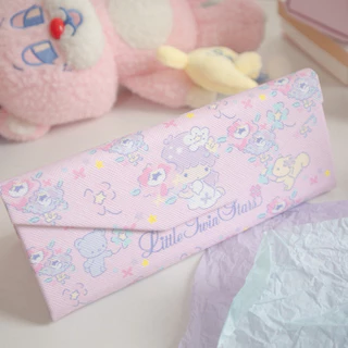 🚴🏻‍♂️พร้อมส่ง/กรุงเทพ💨กล่องใส่เเว่น sanrio (พับเก็บได้ ใส่ได้หลายทรงหลายขนาด)